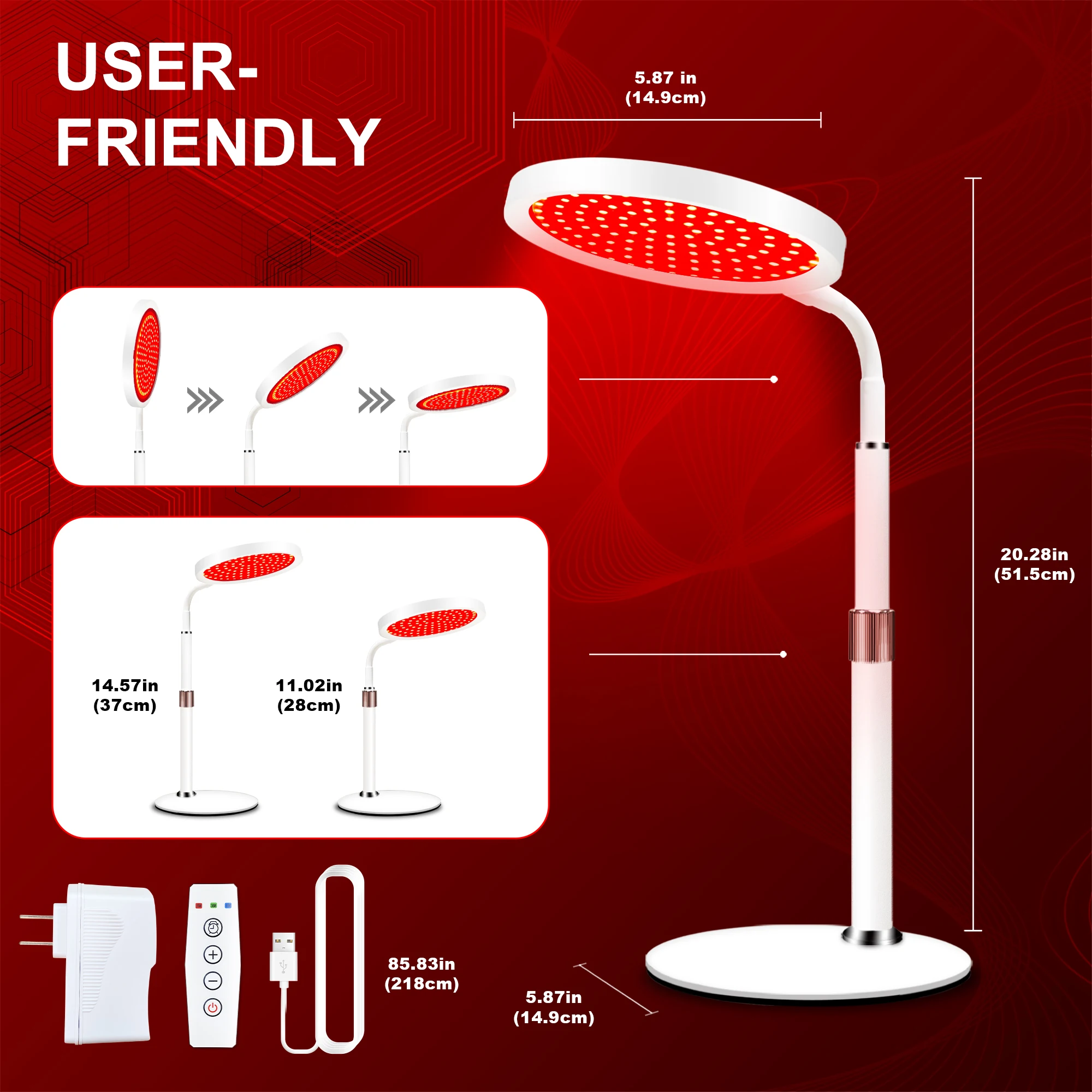 Dual-Wavelength Lamp 660nm & 850nm for Collagen Boost & Skin Repair