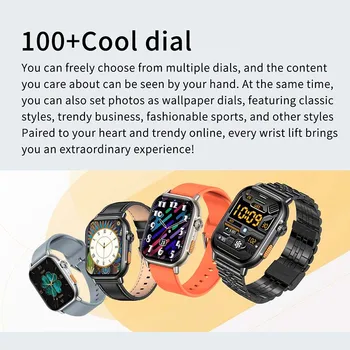 2024 Men's Smartwatch GPS Track 2.02inch 320*385 NFC Bluetooth Call IP68 Waterproof women's smartwatch For Android and IOS 6