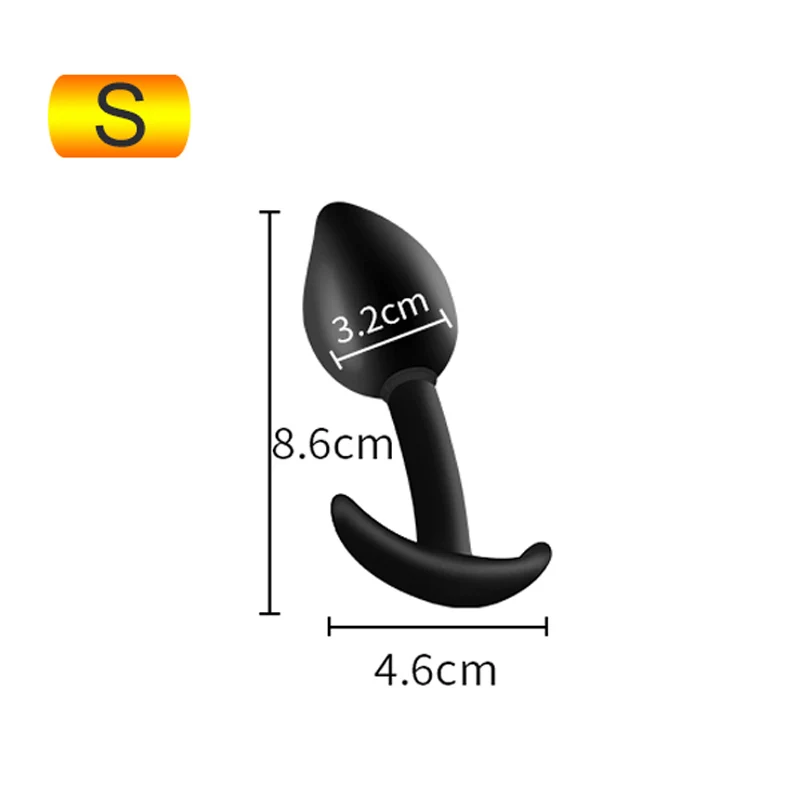 Silicone Butt Plug Anal Dildo Vibrator For Men And Women_voghion.com