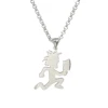 24inch Large 2''Jugallo Hatchetman Necklace Stainless Steel Hatchetman Pendant Charm High Polished Choose Chain 4