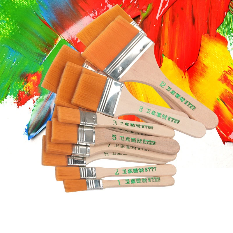 

Memory Nylon Paint Brushes Set for Acrylic Oil Drawing Watercolor Brush Tools