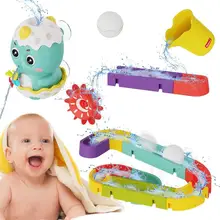 Kid Bath Toys Dinosaur Water Toys With Spinner Shower Kid Bath Toys Water Play Accessories For Bathtub Birthday Gifts For Boys