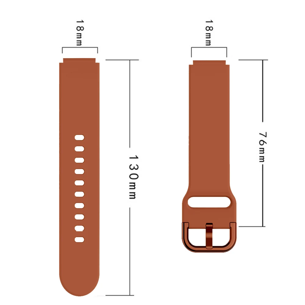 18mm Colorful Buckle Replacement Strap