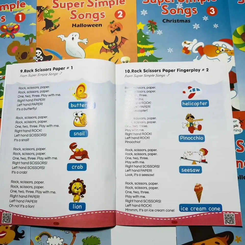9 Volumes Super Simple Songs Animal Christmas Halloween
