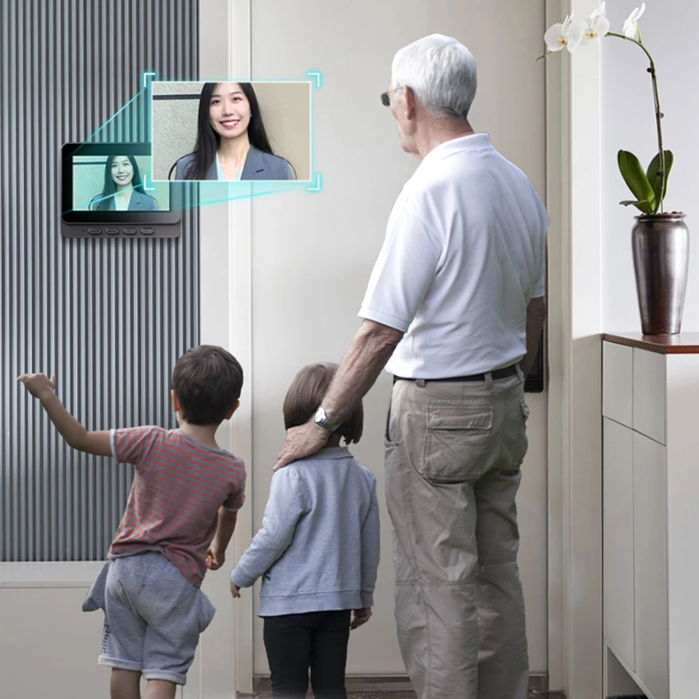 2.4G WiFi 무선 비디오 초인종 IR 야간 투시경 비디오 인터콤 도어 벨 홈 안전을 위한 방수 비디오 인터콤 도어 카메라