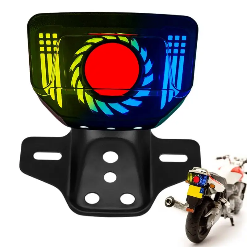 

Motorcycle Brake Light Led Rear Motorcycle Tail Lights Turn Signal Bulbs Mountain Bike Taillight Multi-Functional For Quad Bike