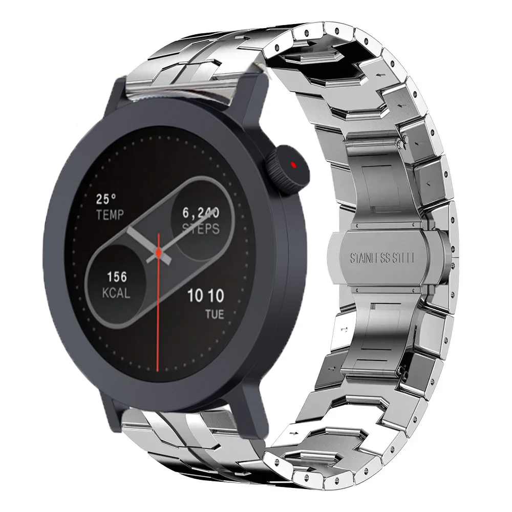 Stainless Steel Metal Watch Band Bracelet - Premium Accessory