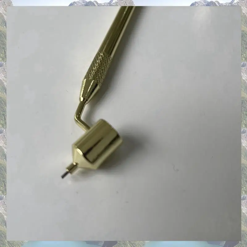 2025 Trend 3X 경사 파인 라인 페인트 펜, 라벨 디테일링 파인 라인 유체 작가 페인트 애플리케이터 펜, 락 칩용, 1