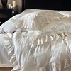 800TC Lyocell Bamboo Fiber Soft Silky Bedding Set Rose Floral Embroidery Lace Ruffles Duvet Cover Flat/Fitted Sheet Pillowcases 6