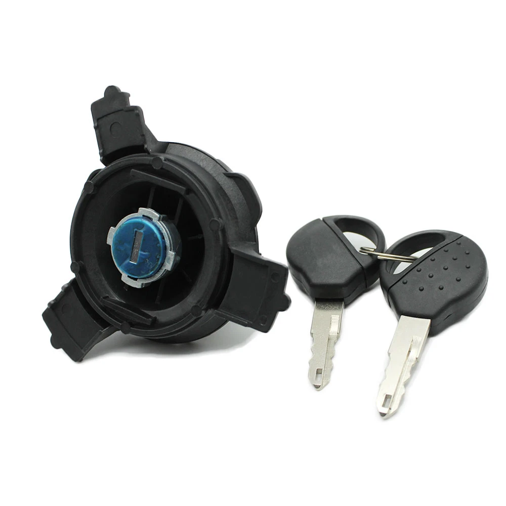 Fuel Tank Lock Outer Cover Fuel Tank Cover Inner Lock with Two Keys for Peugeot 206 207 for Citroen C2