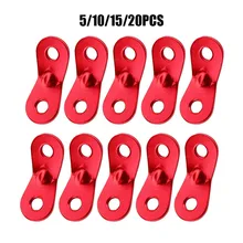 

5Pcs/10Pcs/15Pcs/20Pcs Outdoor Tent Rope Buckle Aluminum Alloy Double Hole Fast Knot Rope Windproof Tent Rope Buckle Accessories