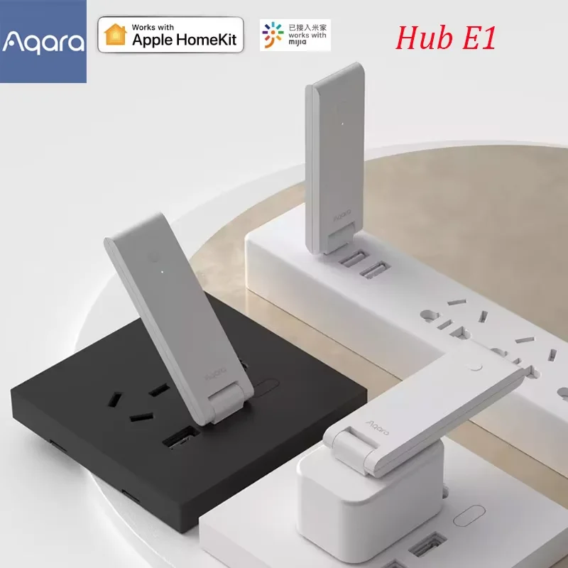 Aqara Zigbee 3 0  E1 Hub Gateway Wifi Relay Remote Control Smart Home System Work With Xiaomi Mijia Mihome Homekit App, Alina Gadgets