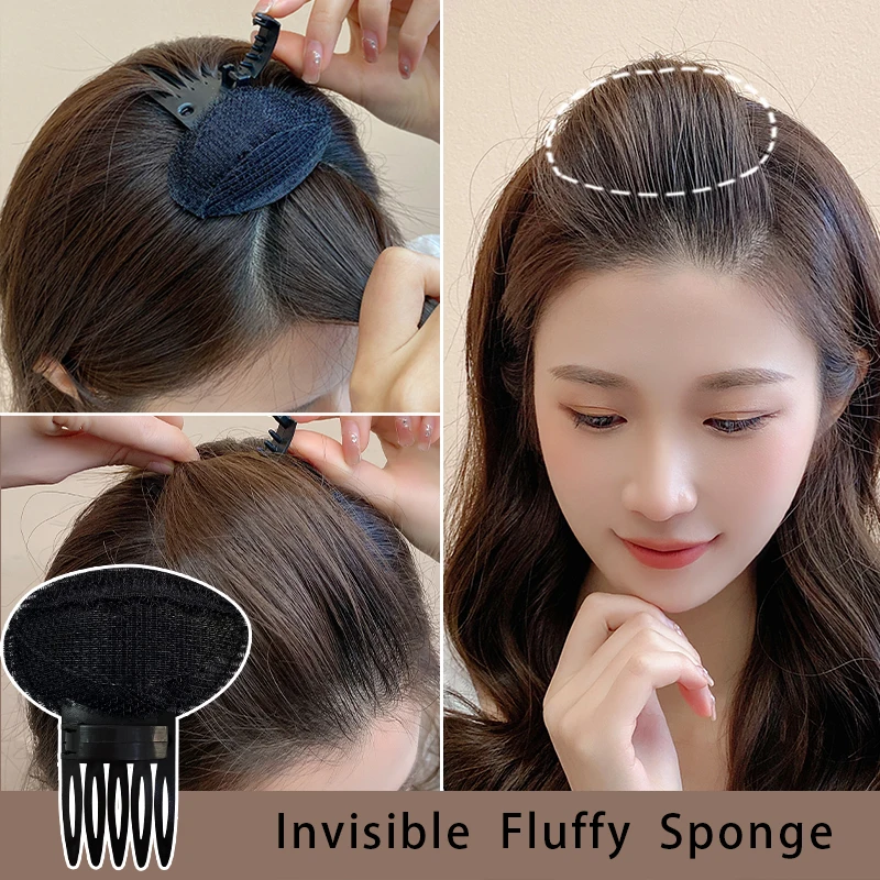 InvisibleFluffySpongeHairClipFrontHairLineVolumeBasePuff