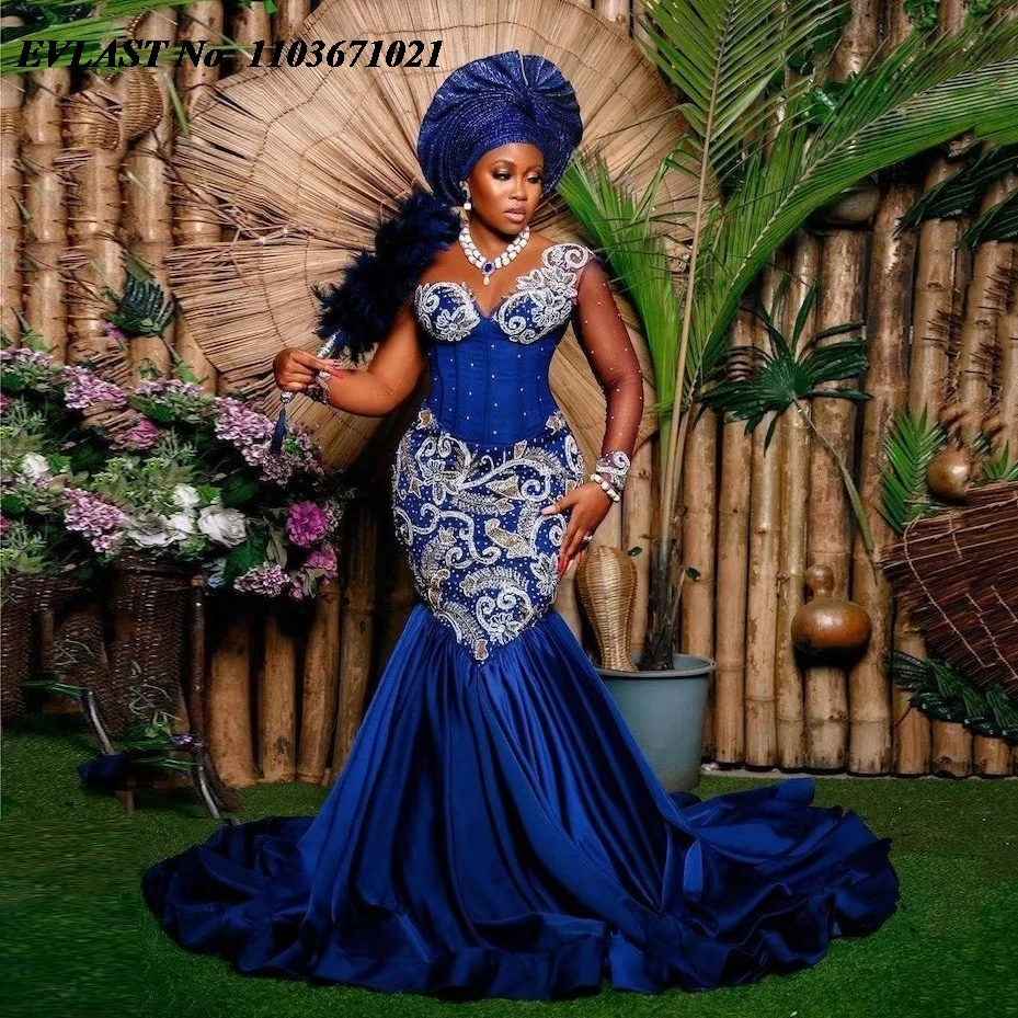 EVLAST Customized Nigerian Traditional Reception Dress African