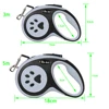 3m 5m Dog Paw Design Leash For Small Medium Large Dogs Outdoor Walking Puppy Strong Retractable Nylon Rope Yorkies Pet Supplies 6