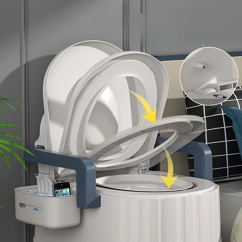 Portable Toilet Toilet for The Elderly and Pregnant Women Household for The Elderly Basin Mobile Camping Wc