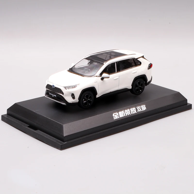 

Original Diecast Alloy 1:43 Willanda RAV4 SUV Car Model White Red Adult Collection Gift Display Souvenir Ornament