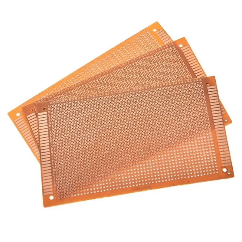 5pcs 9x15cm Universal PCB Board Yellow Single Sided PCB Printed Circuit Board for Arduino