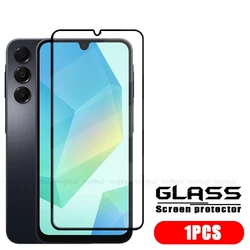 Premium Tempered Glass Screen Protector for Samsung Galaxy A16 - Full Coverage, HD Clarity, 9H Hardness, Available in Multiple Quantities (1 Front Glass)