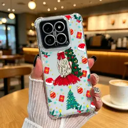 Merry Christmas Santa Claus Clear Phone Case Cover for Realme Narzo 50 5G (TMSJPTTM01)