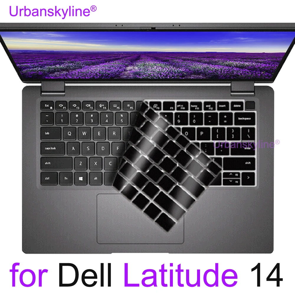 Dell Latitude 7400 7404 7410 7414 7420 7424 7430 7480 7490 9420 9410 2 in 1 14 보호 스킨 케이스 실리콘용 키보드 커버