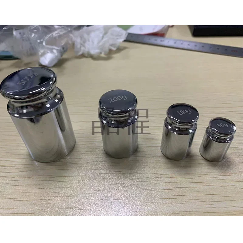 6pcs set 1kg 500g 200g100g 50g 20g M2 grade Stainless steel Milligram Calibration Weight Set For Electric scale Balance Test