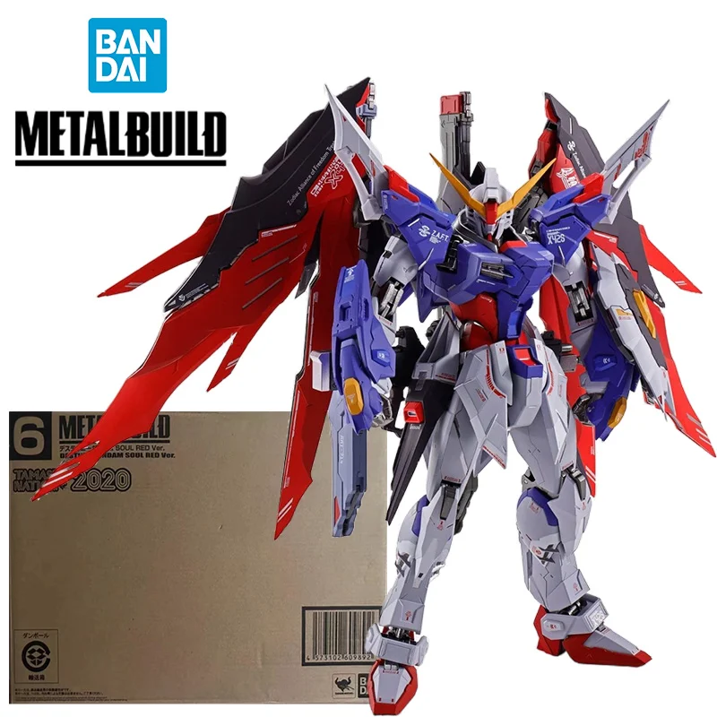 

Bandai Metal Build Destiny Gundam Soul Red Ver. Gundam Seed 20Cm Anime Original Action Figure Model Kit Toy Gift Collection