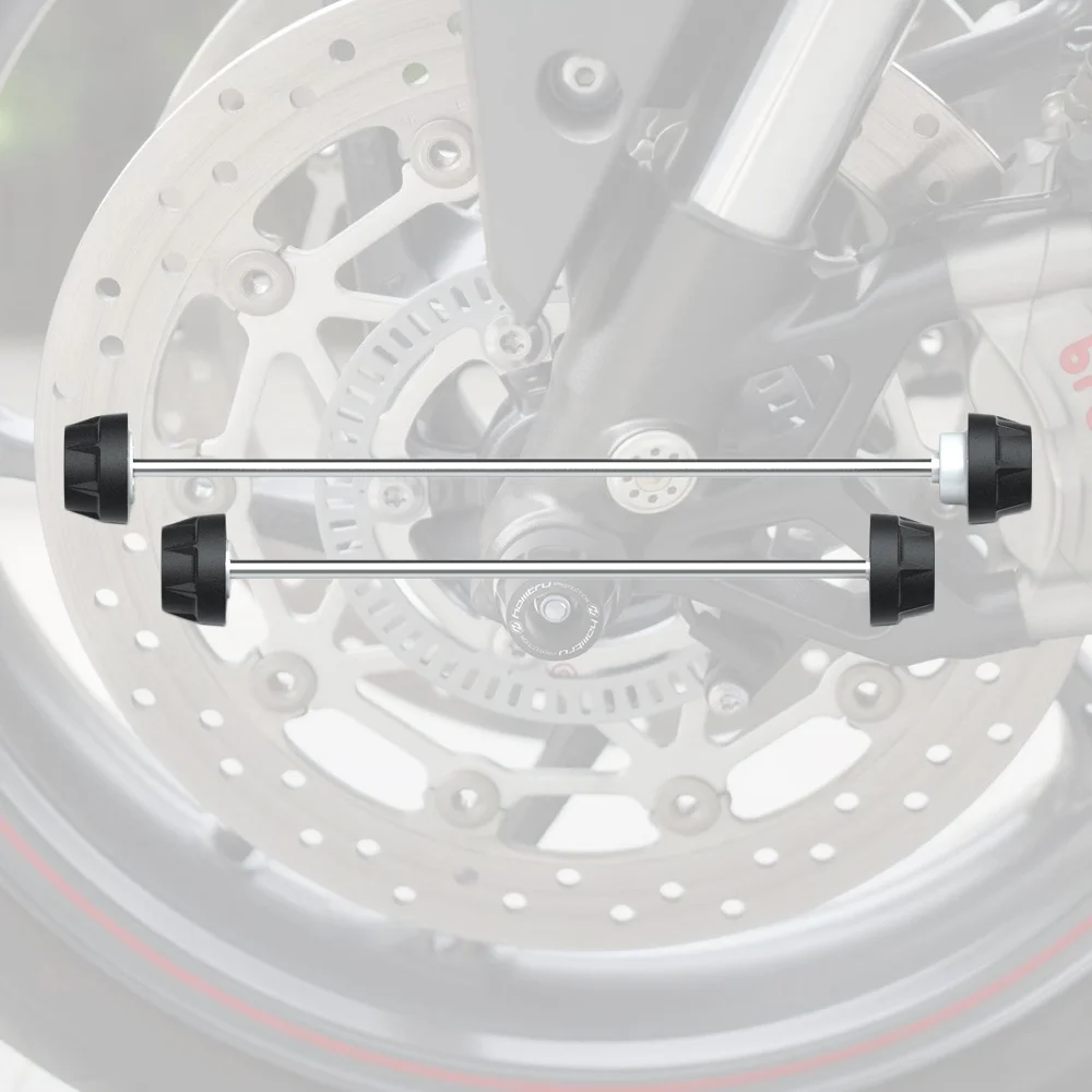 Triumph Trident 660 / Tiger Sport 660 2021-2026 용 오토바이 휠 액슬 슬라이더 휠 포크 충돌 방지 패드 스윙 암 슬라이더