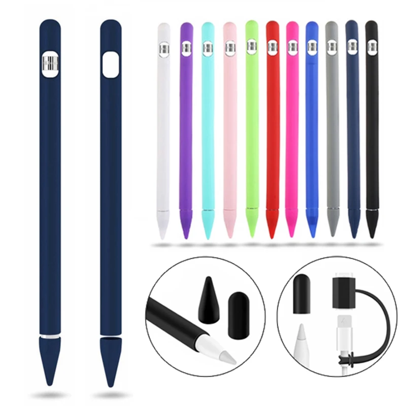 Matita In Silicone 4-In-1 Per Apple Pencil 1A Generazione Smart Stylus Custodia Protettiva Accessori Per Apple Pencil 1 Cover