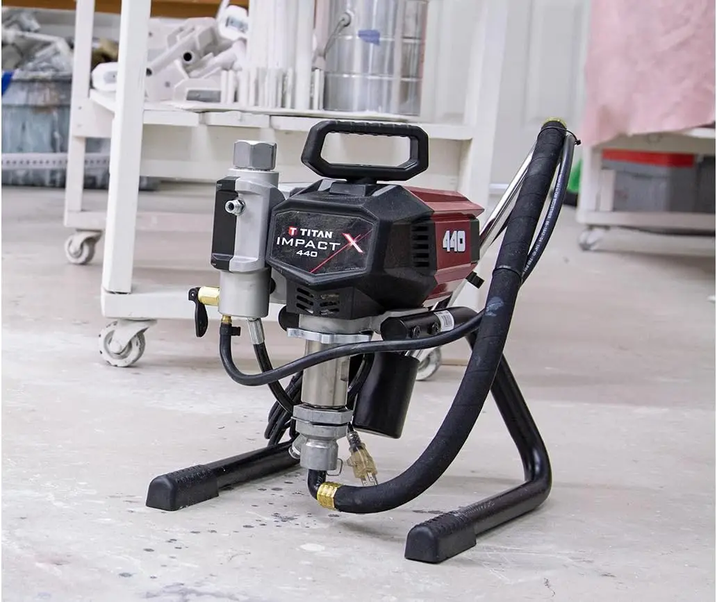 Titan Impact X 440 Electric Airless Paint Sprayer, 3300 PSI, Adaptive Pressure Control, Skid