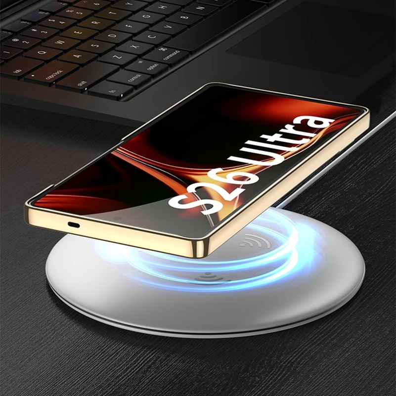 Luxury Plating Strap Kickstand Holder PU Leather Phone Case with PC Bracket Cover