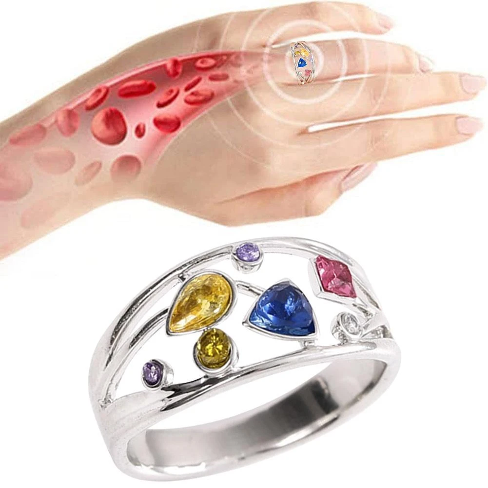 Women Torina Crystal Quartz Ionix Ring Ionix Therapy Quartz Crystal