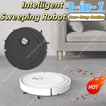 3-in-1 Scan Drag Suction Intelligent Sweeping Robot Wide Range Dust Pet Hair Cleaner Rechargeable Fully Automatic Vacuum 2026 1