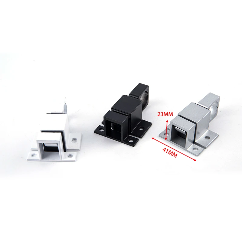 Door Bolt Latch Aluminum Alloy Security Automatic Window Gate Spring Bounce Lock Door Latch