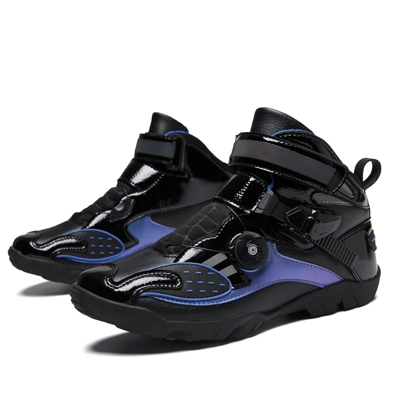 

Motorcycle Riding Boots Off-road Motorcycle Short Boots Racing Breathable Shoes Male Rider Summer Motorbike Equipment Sneakers