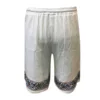 Men's Linen Cotton Casual Classic Fit 11 Inch Quick Dry Board Shorts with Pockets Striped Beach Shorts Men Fashion Swimwear 2