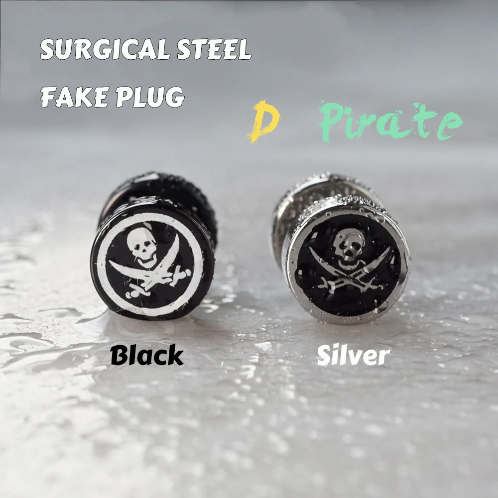 Guess Orecchini 2 Pezzi Orecchini A Borchie Finti - Tappi Illusione Per Allungamento Orecchie, In Acciaio Inox Orecchini Senza Foratura - Foto 7