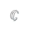 Boucles d'oreilles étoile Sring pour femmes, couleur argent, manchettes à Clip, sans Piercing, Kpop, bijoux à la mode, cadeaux, 1 pièce