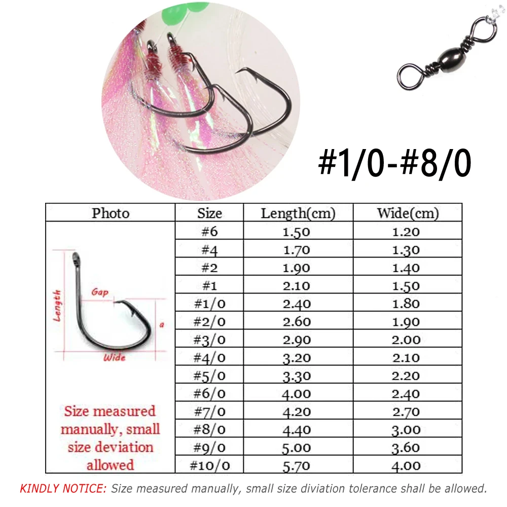 Description Picture 3 of itemWfireo 10packs Seawater Fishing Sabiki Rigs Sea Fishing Rigs Flasher Rig Each with 2/3 Fishing Hook Fishing Kit Sea Fishing Lure