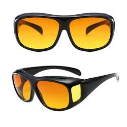 Night-Vision Glasses Vintage Car Anti-Glare Goggles Sunglasses Man Motorcycle Driving Glasses Protective UV400 Drivers Goggles