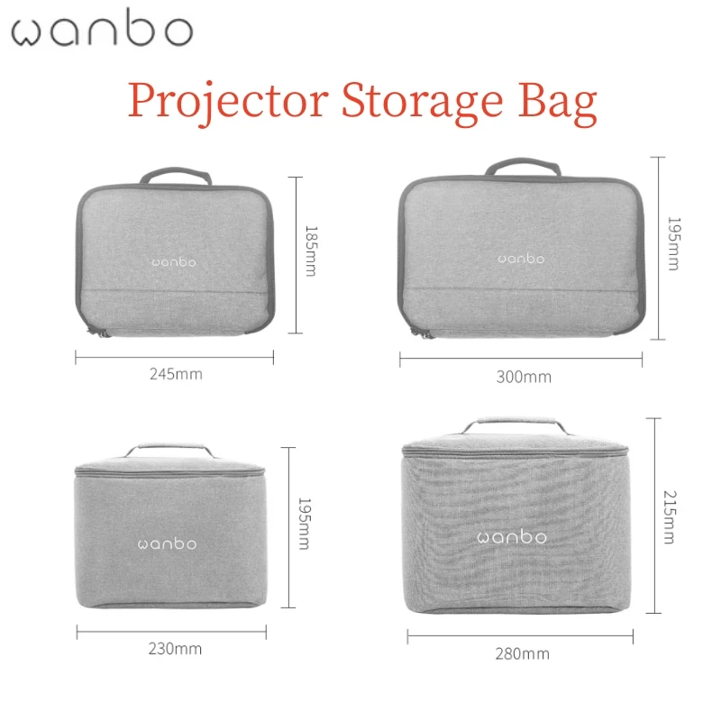 WanboT2X1T3T4T6ProjectorsBagForProjectorsPortableProtectiveStorageCaseProjector