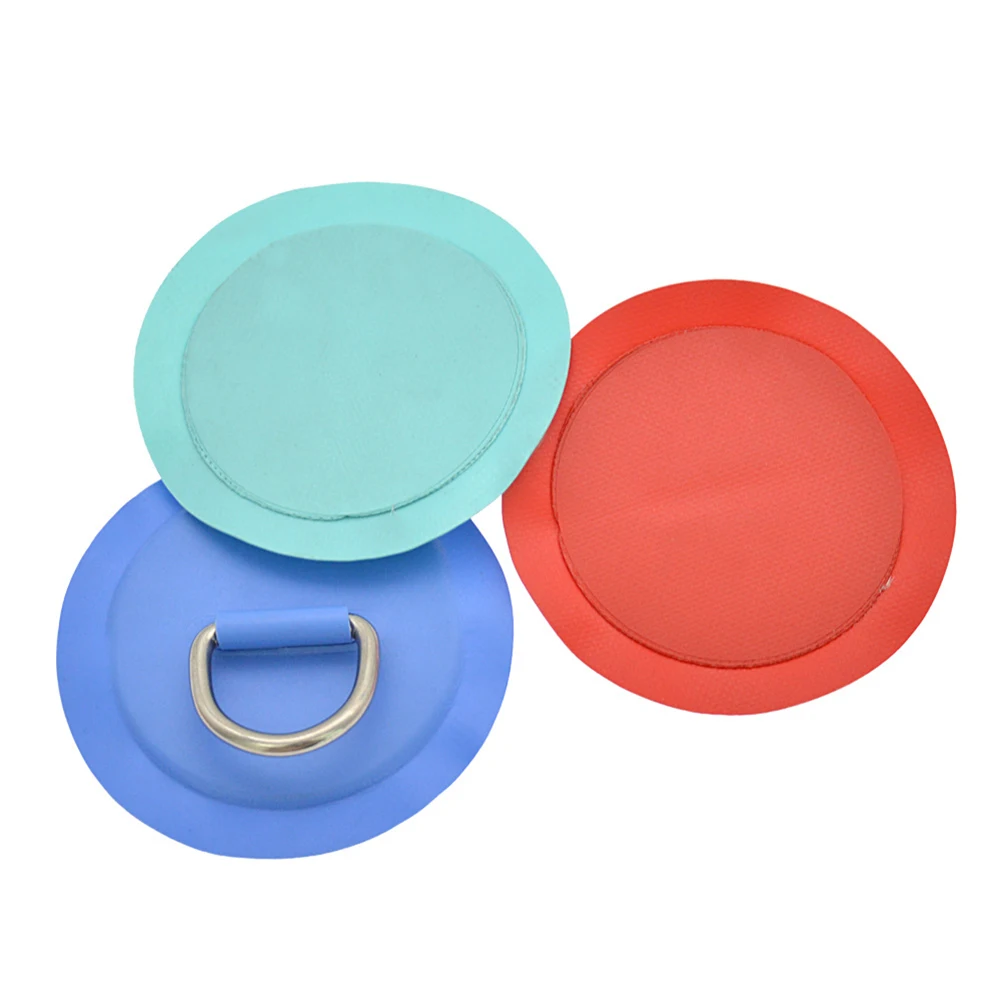 D-ring Spacer 8*8*0.2cm D Ring Patch Rubber Boat Fishing Boat Paddle Board PVC D Type Gasket Kayaking Accessories 1 Piece