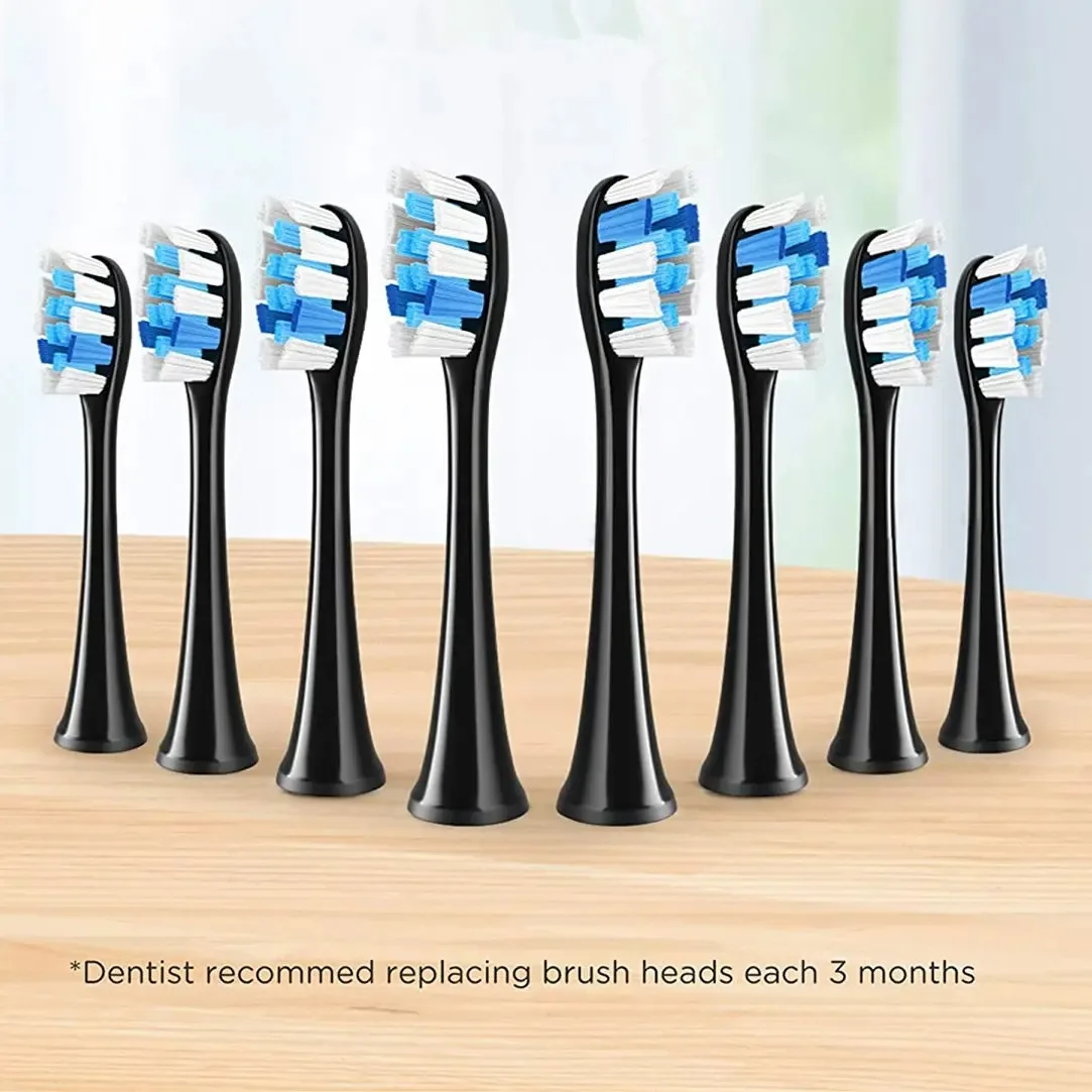 Fairywill P11 T9 P80 Electric Toothbrush Heads Compatible with Fairywill P11 T9 P80 Electric Toothbrush，4/8/16pcs 2