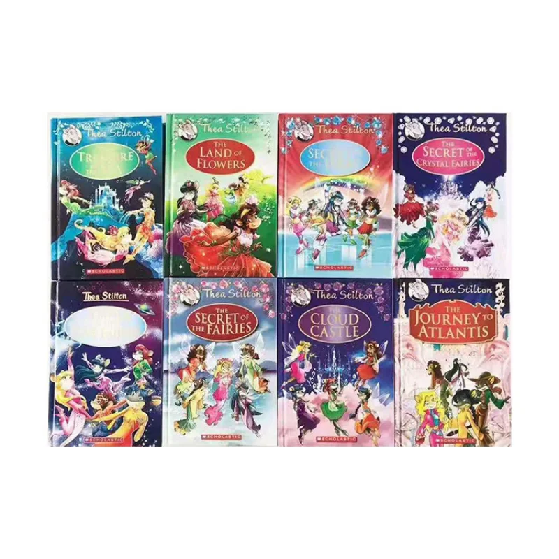 8 Libri Femmina Geronimo Stilton Thea Stilton Edizione Speciale Picture Storybook Bambini English Bridge Chapter Comic