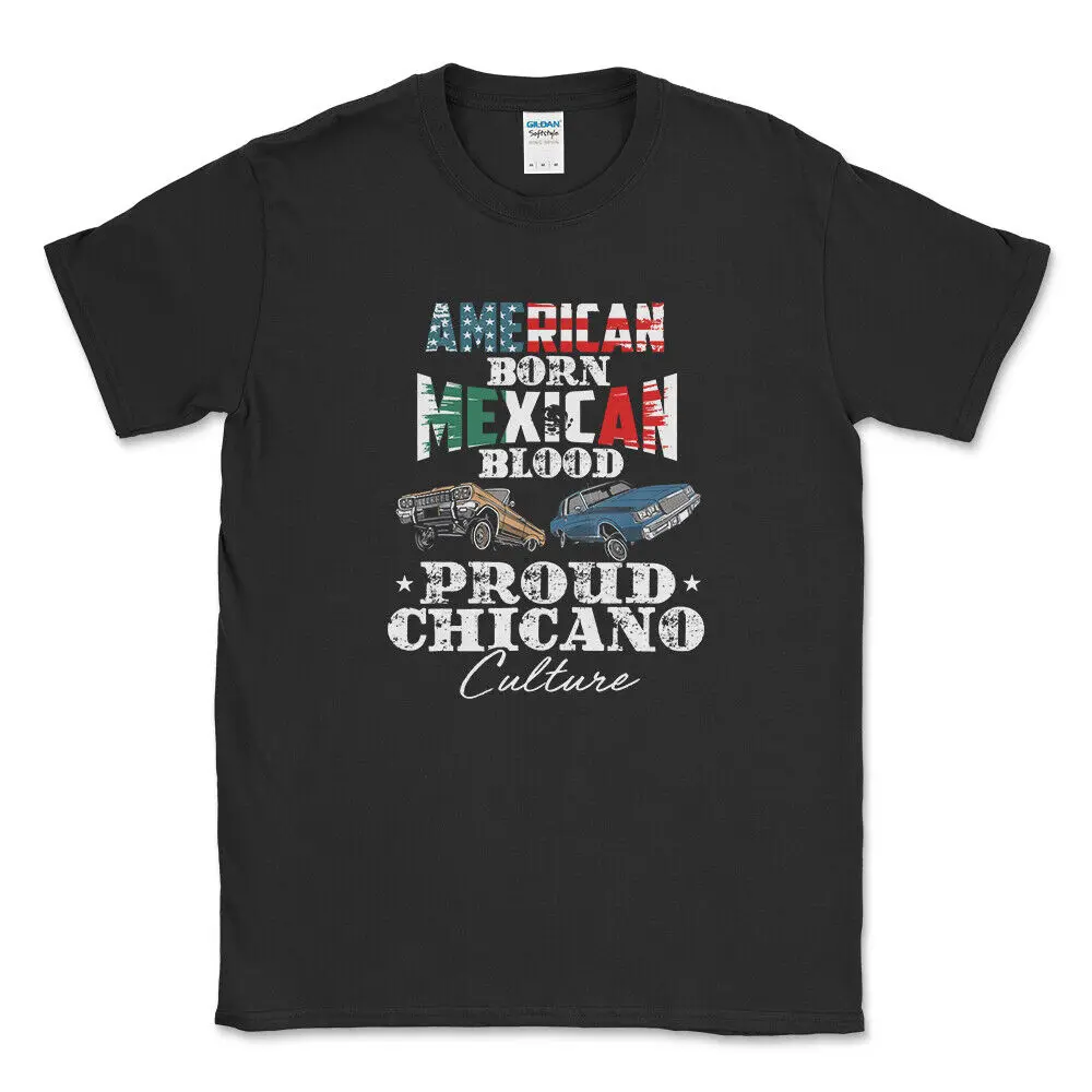 T-Shirt Lowrider Chicano Low Mexican American Latina Rider Cholo