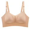 Modal no underwire, no traces, gathered nursing underwear, anti-sagging, beautiful back, thin women soft bra for pregnant women 5