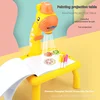Multifunctional Children led projector drawing table toy painting set table educational board learning tools painting toys 2