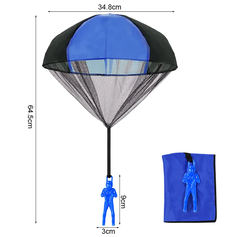 1-6Pcs Parachute Toy Kids Summer Party Outdoor Funny Game Boy Girl Birthday Party Favors Gift for Guests Hand Throw Flying Toy