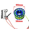 15M 20M 30M Scuba Diving Aluminum Alloy Spool Finger Reel with Stainless Steel double ended hook SMB Equipment Cave Dive 3