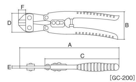 3.Peaks Green Cutter Japanische Schmuckzange 200mm GC-200 GN-200 GN-200J aus geschmiedetem Vanadiumstahl zum Schneiden von Gussstücken und Draht – Detail 5